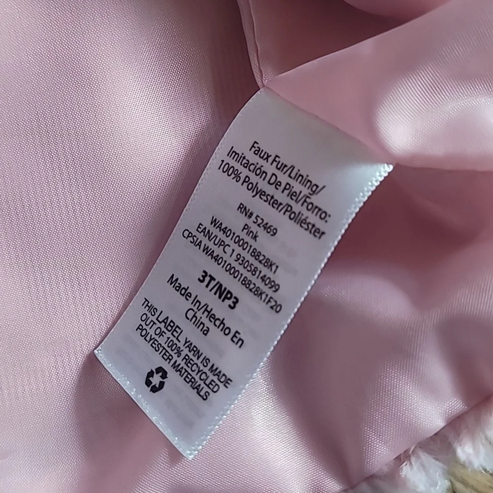 Wonder Nation Fleece Hooded Vest, Size 3T, Blush Pink, Soft